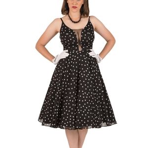 Pinup Polka Dot Sheila Dress by Tatyana